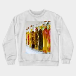 Olive Oil Bottles Crewneck Sweatshirt